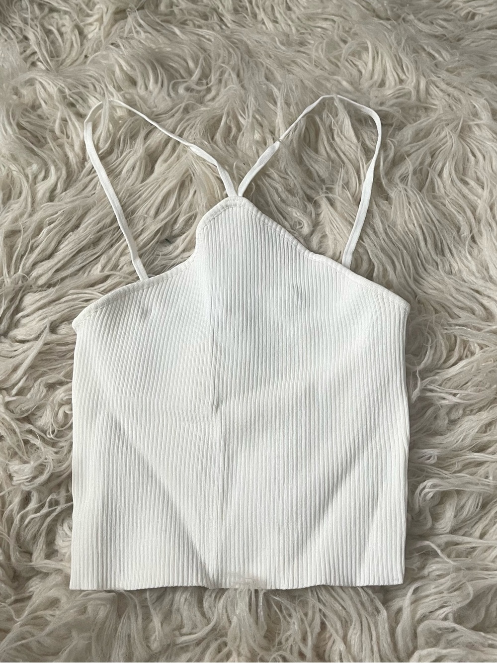 Princess Polly white Kimberly Halter Top